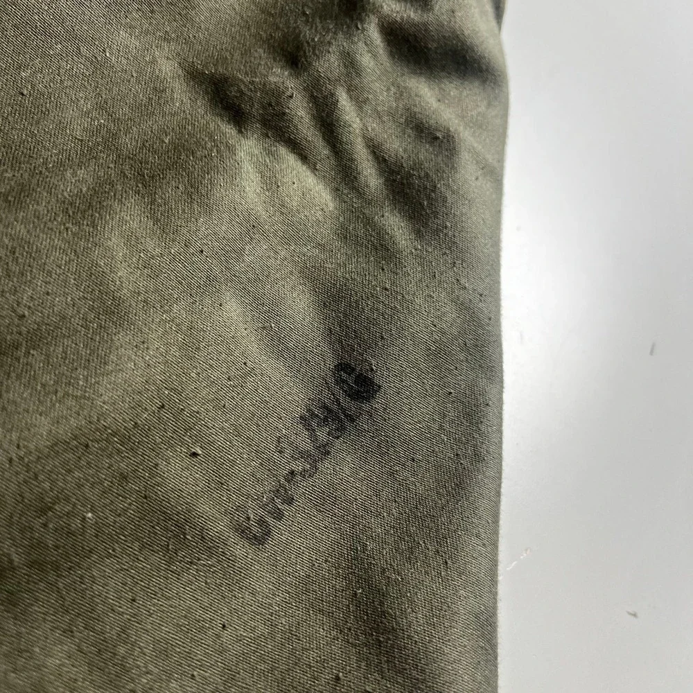 Vintage Military Olive Drab‎ Canvas Duffel Bag Equipment Carrier Utility Gear